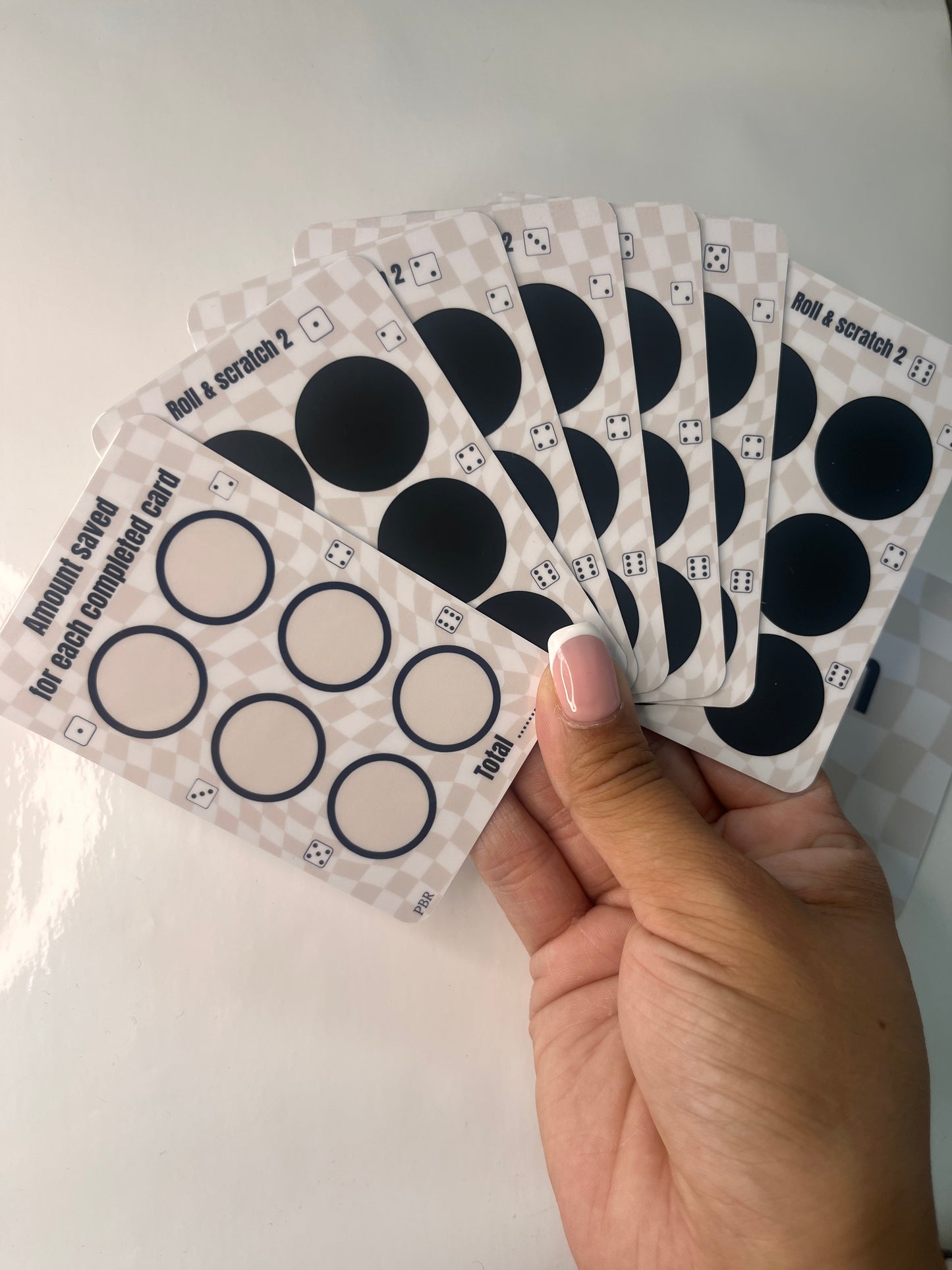 Roll & Scratch challenge 2nd edition, scratch off challenge