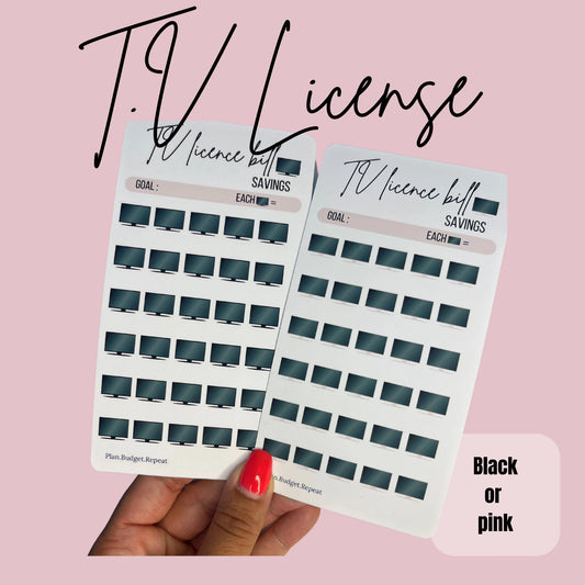 T.V Licence savings tracker