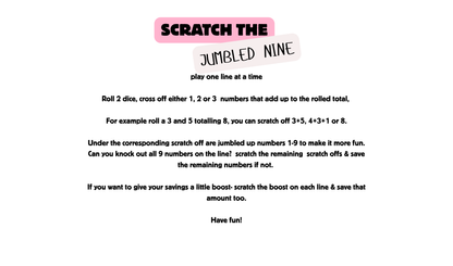 Scratch the jumbled nine