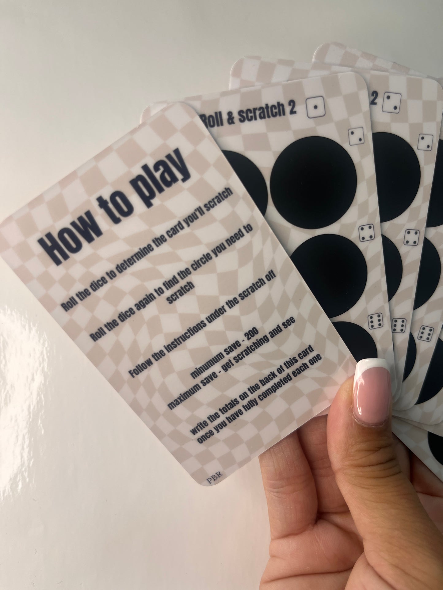 Roll & Scratch challenge 2nd edition, scratch off challenge