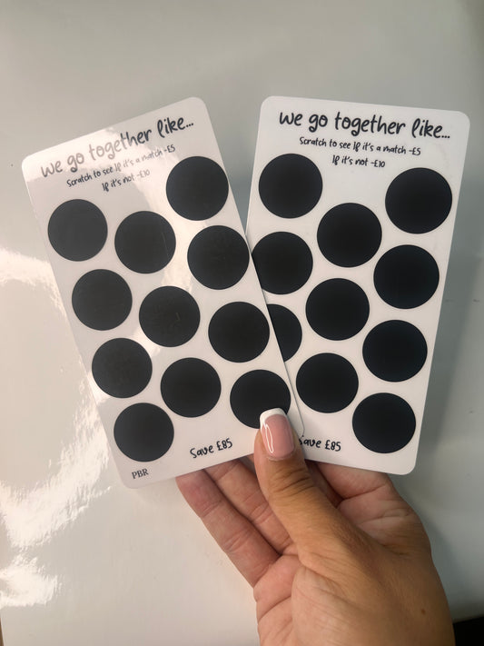 We go together like...
