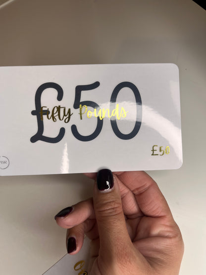 FOILED PLACEHOLDERS