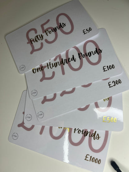 FOILED PLACEHOLDERS