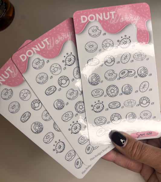 DONUT WORRY savings tracker