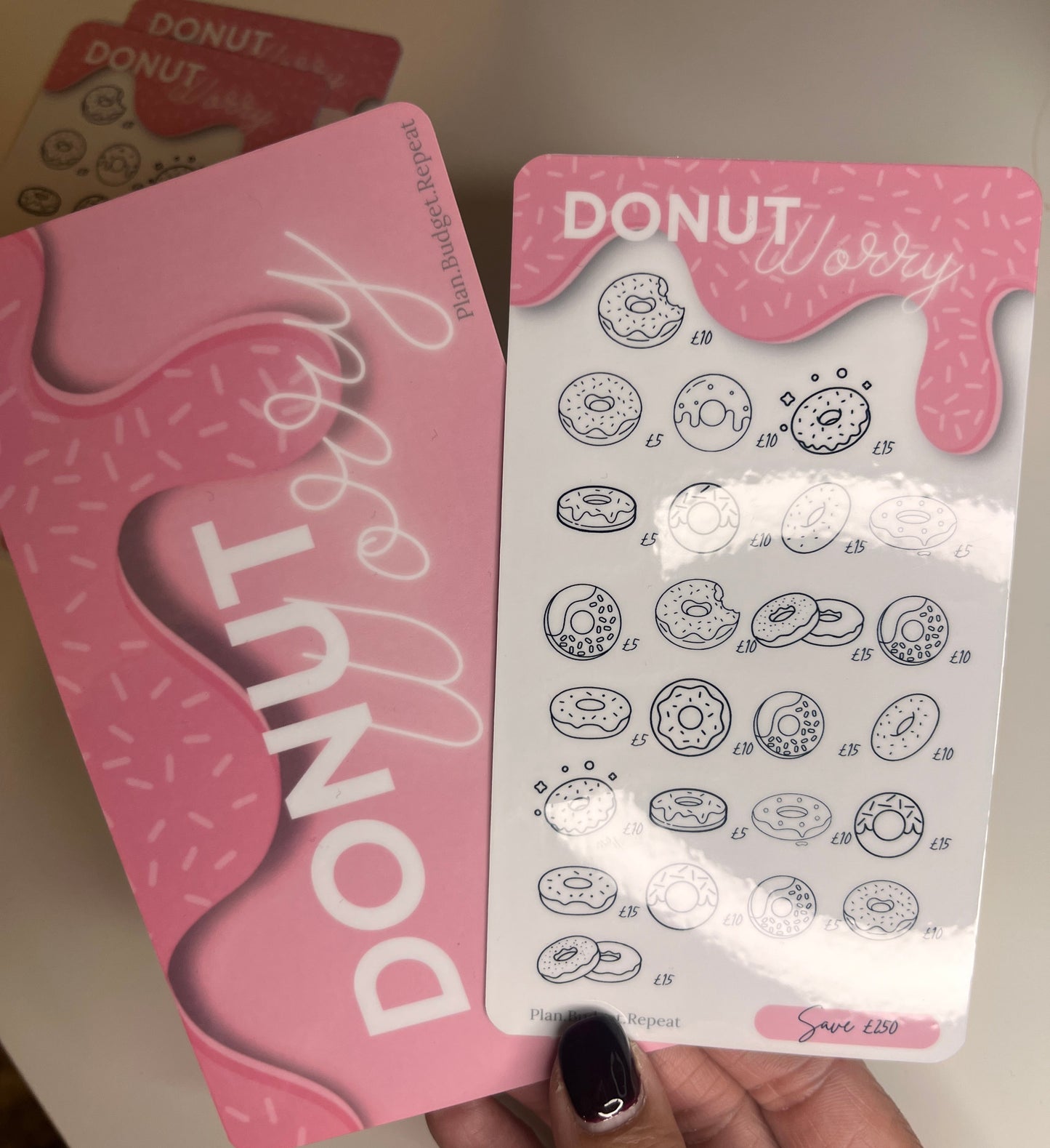 DONUT WORRY savings tracker