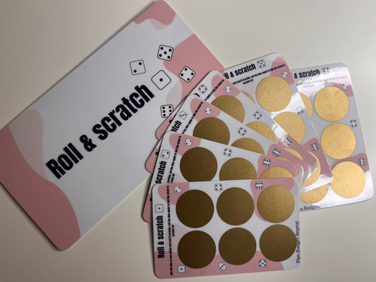 Roll & Scratch challenge, scratch off challenge