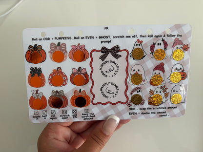 Pumpkin scratch or ghostly gamble
