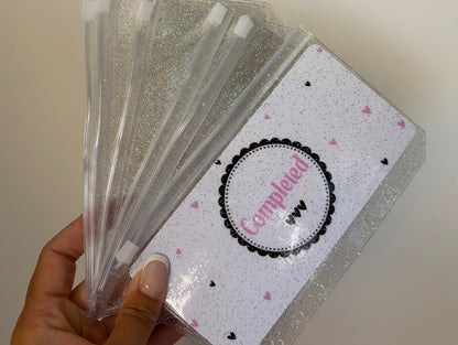 zip glitter envelopes