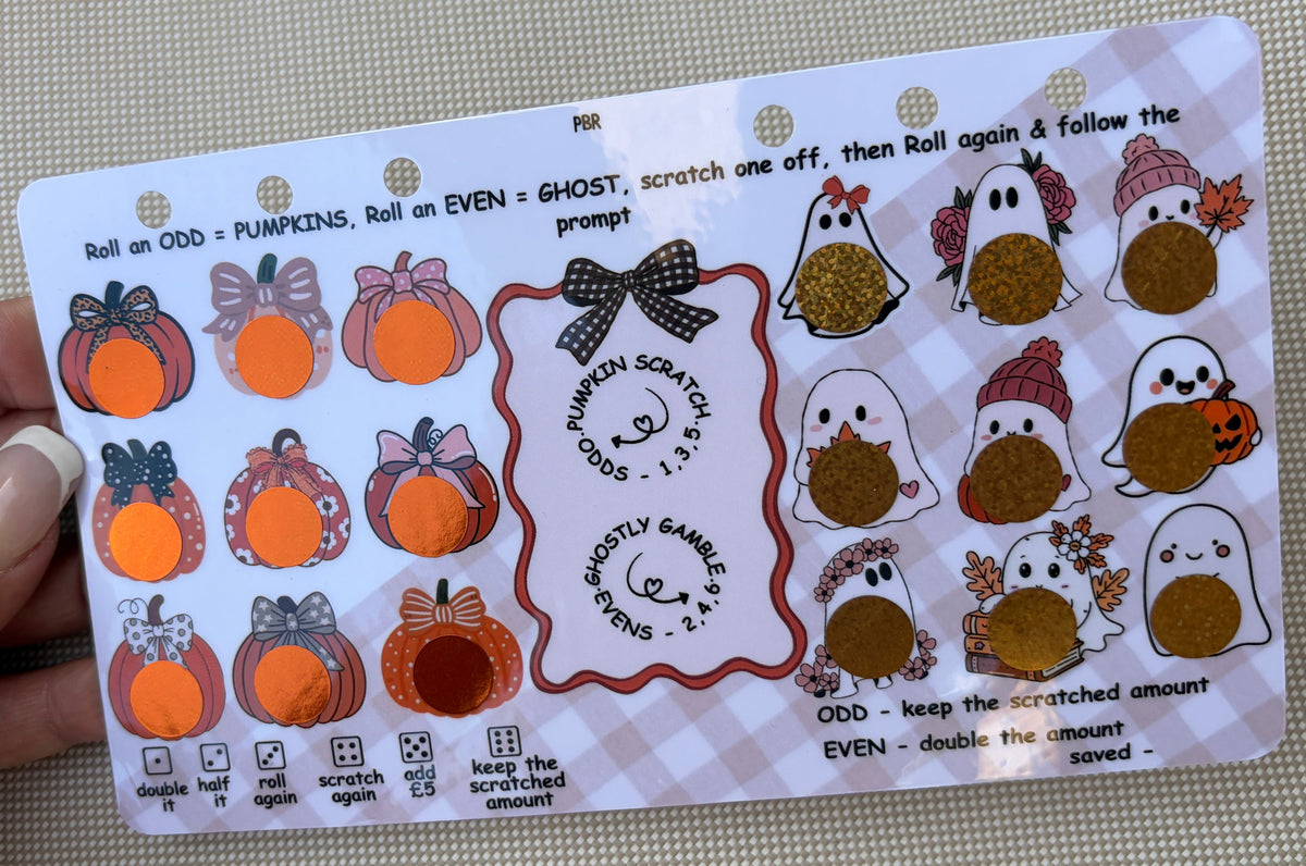 Pumpkin scratch or ghostly gamble