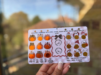Pumpkin scratch or ghostly gamble