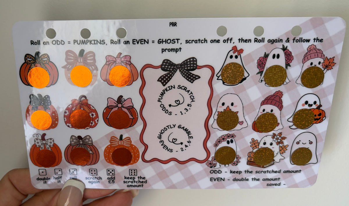 Pumpkin scratch or ghostly gamble