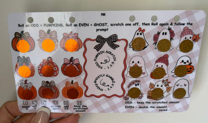 Pumpkin scratch or ghostly gamble
