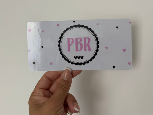 PBR envelope insert