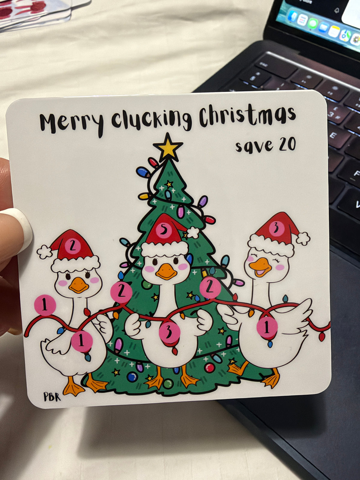 Merry clucking Christmas