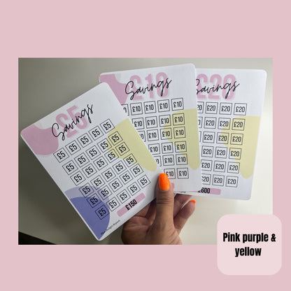 Money tin savings challenge, save 150, 300, 600 sticker, cash savings, budgeting, saving, tracker