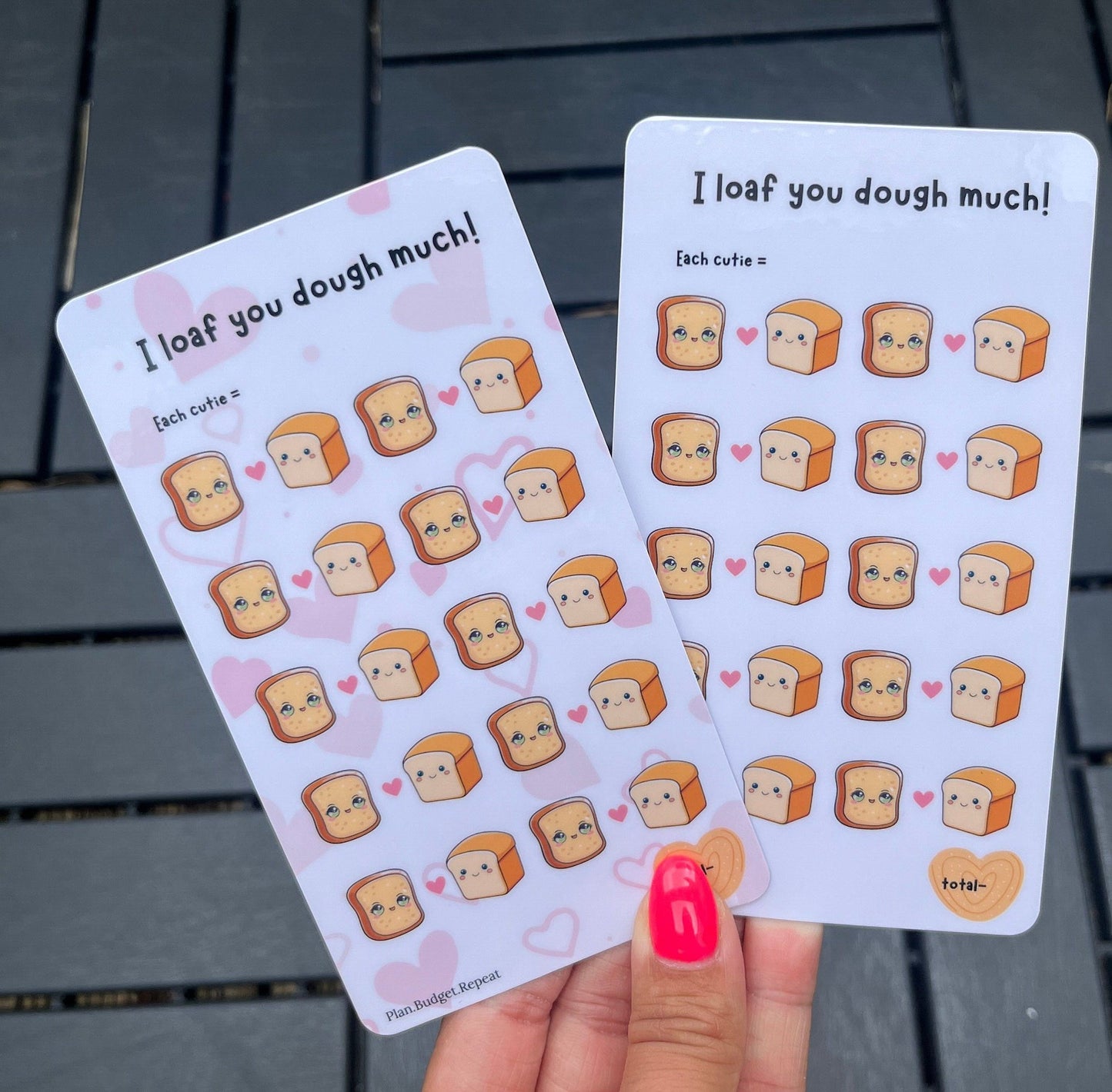 I loaf you dough much! savings tracker