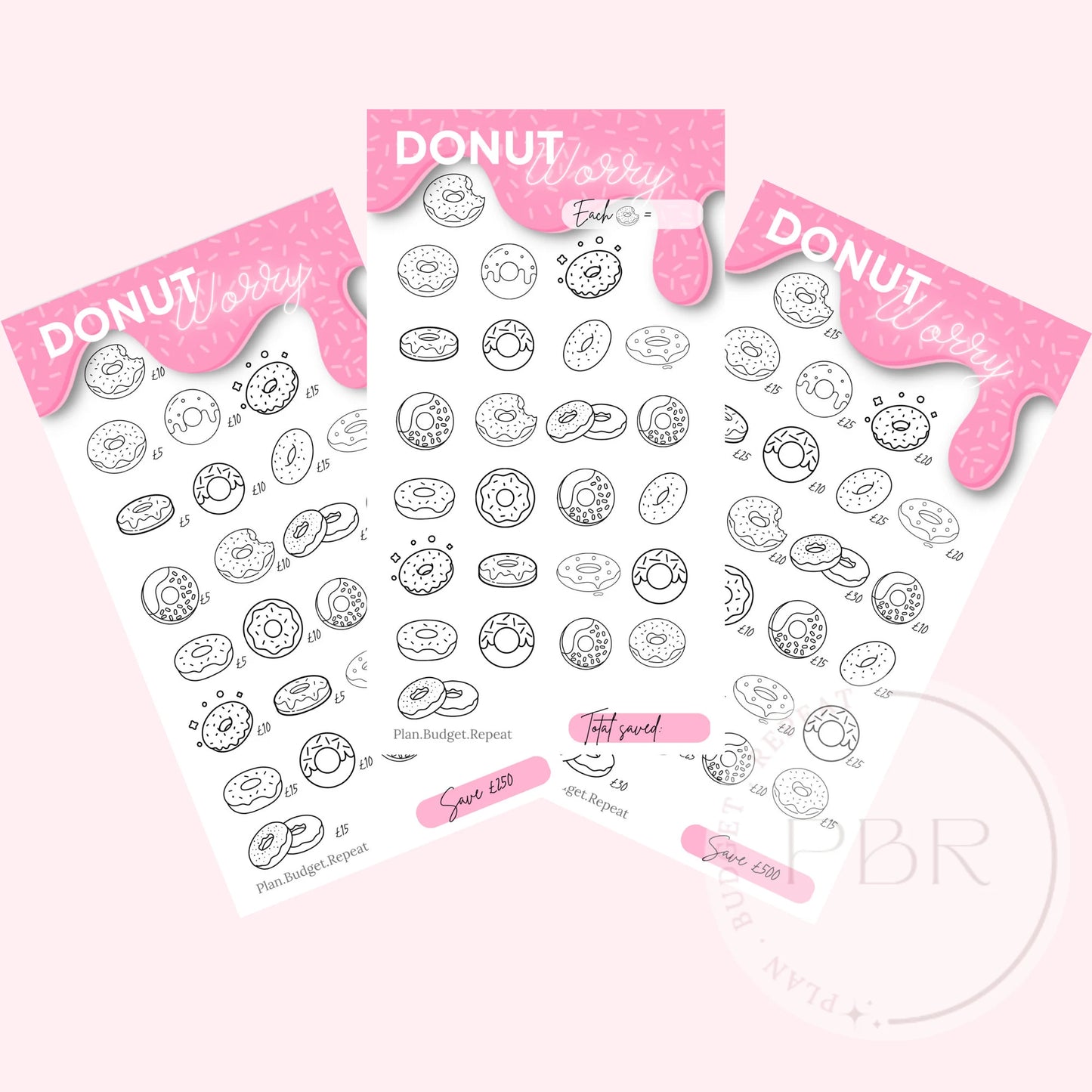 DONUT WORRY savings tracker