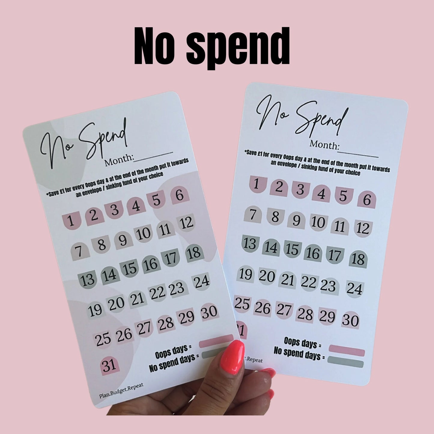 No spend tracker