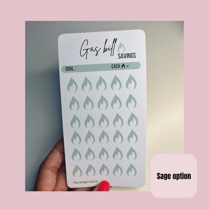 Gas bill savings tracker