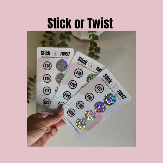 STICK OR TWIST  savings challenge