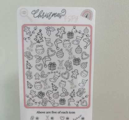 Christmas I-SPY Savings tracker